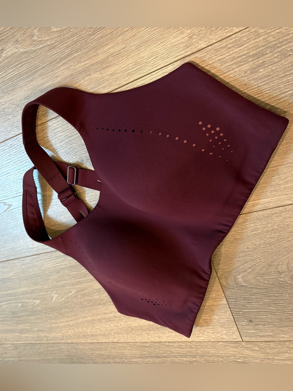Lululemon HIGH SUPPORT Sports Bra Merlot Colored Size 34DD